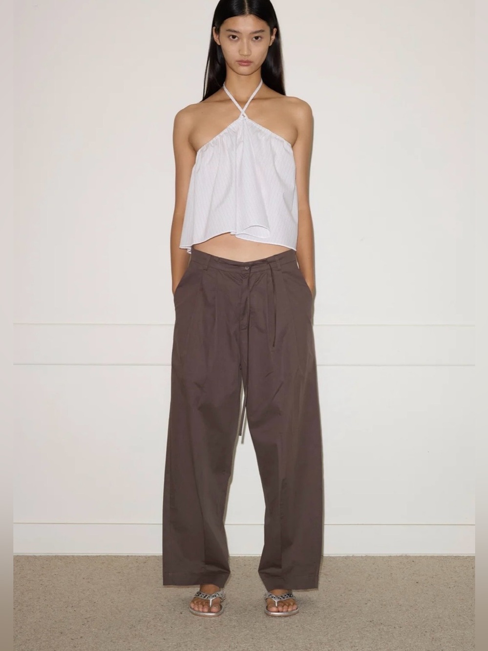 Deiji Studios Turn Pants Brown
